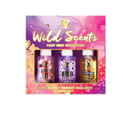W7 Wild Scents Trio-Mini Body Mist Collection 3x50ml