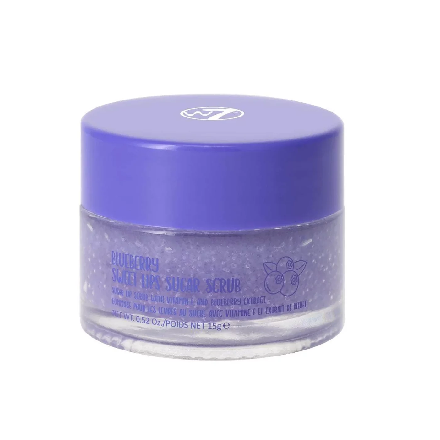 W7 Sweet Lips Sugar Scrub 15ml – Blueberry